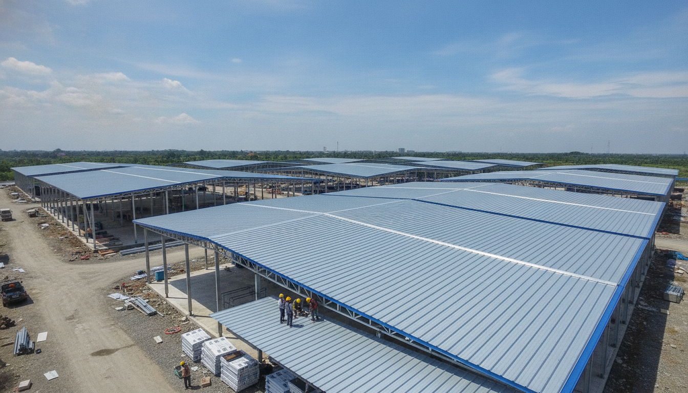What Is the Total Cost of Warehouse Roof Installation per Square Meter This Year? Including Frame and Labor